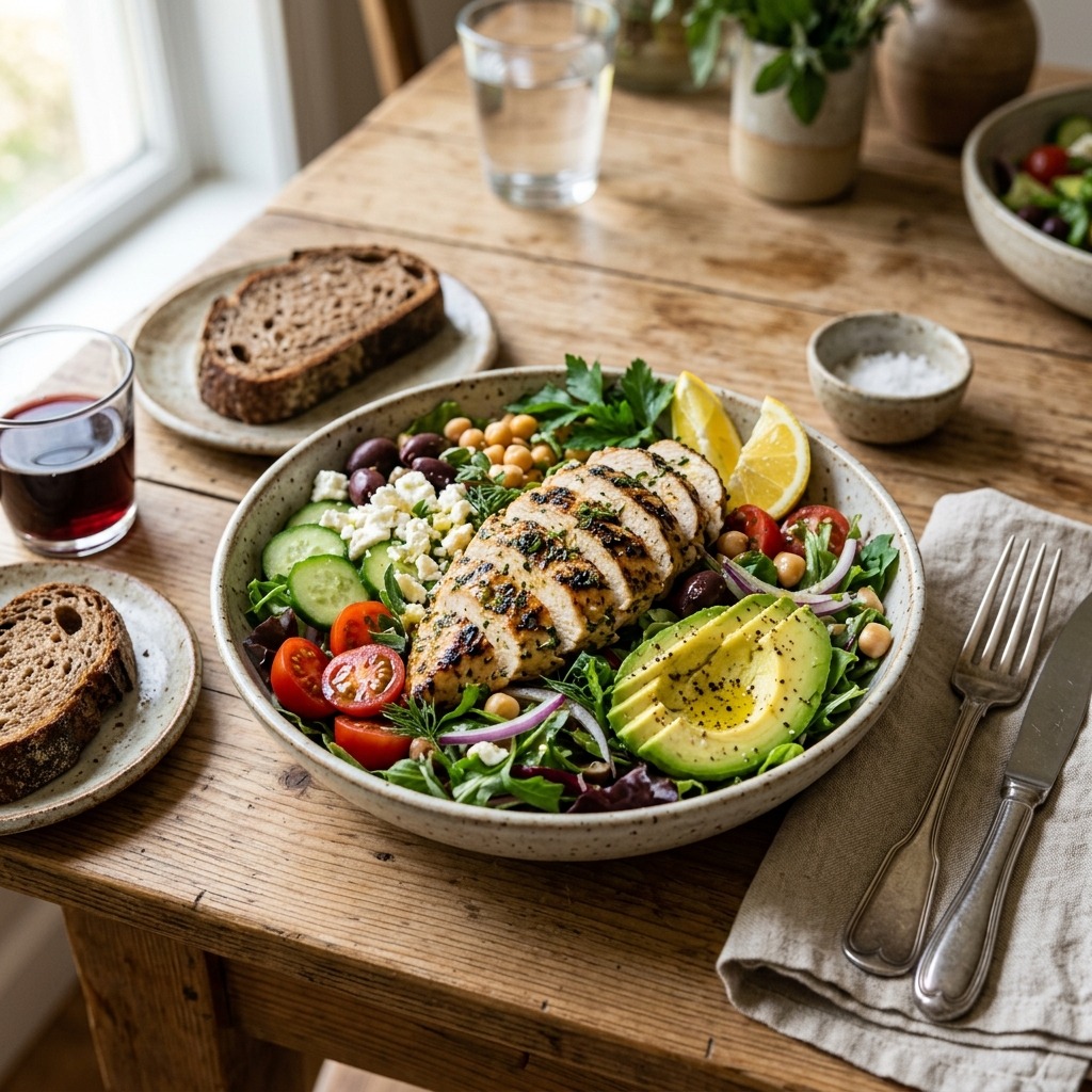 Healthy Mediterranean diet